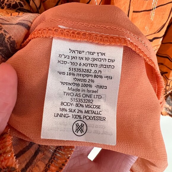 Sabina Musayev Caroline Mini Dress Silk Chiffon Flare Bell Long Sleeve Open Back - Picture 9 of 12